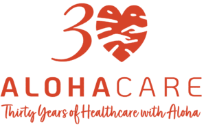 Alohacare 30 years logo