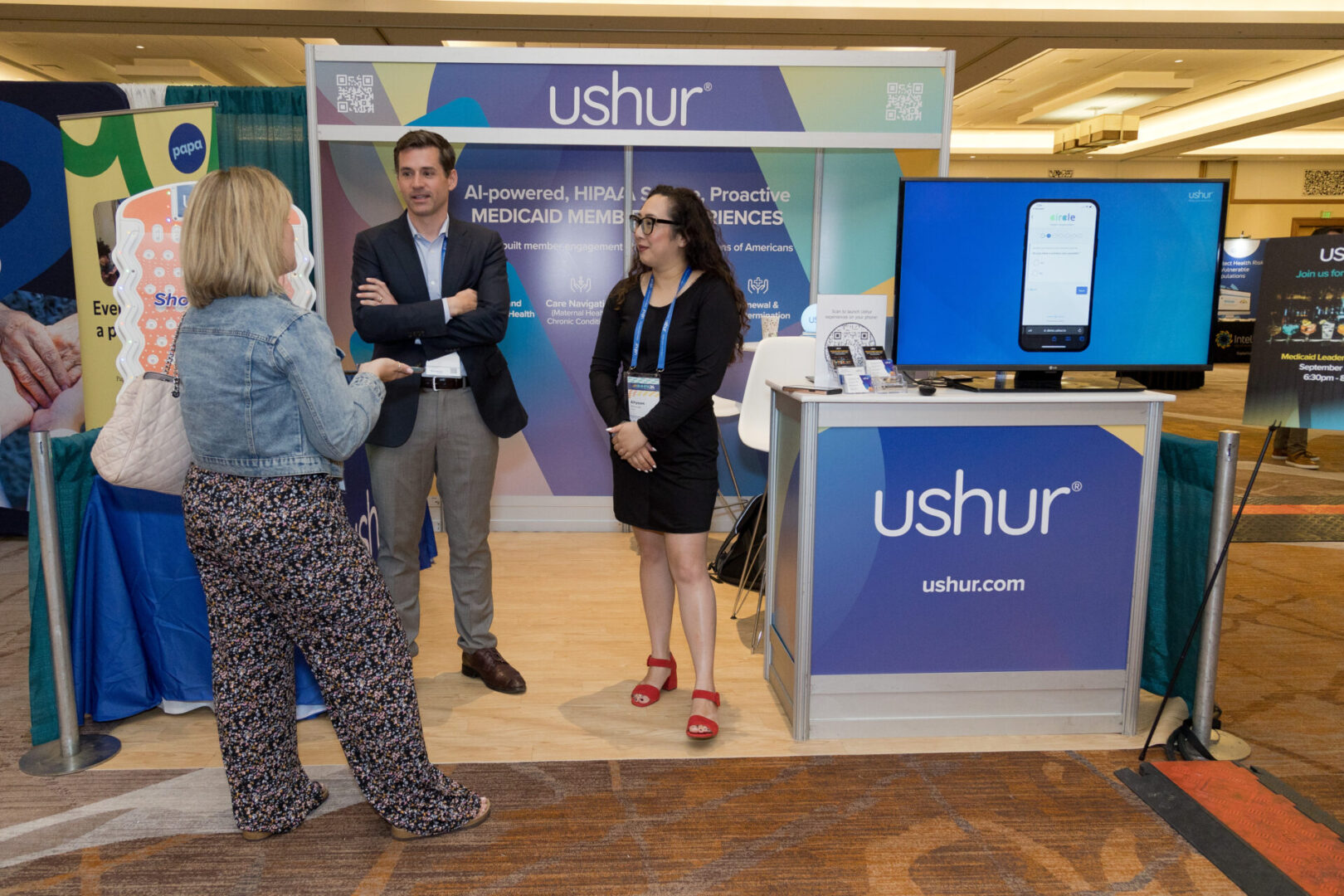 USHUR booth at MHPA24